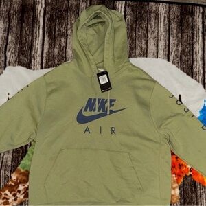 2XL Men’s Nike Air Men's Olive Hoodie